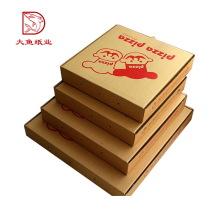 China custom bedruckte Einweg-Wellpappe Pizza-Box